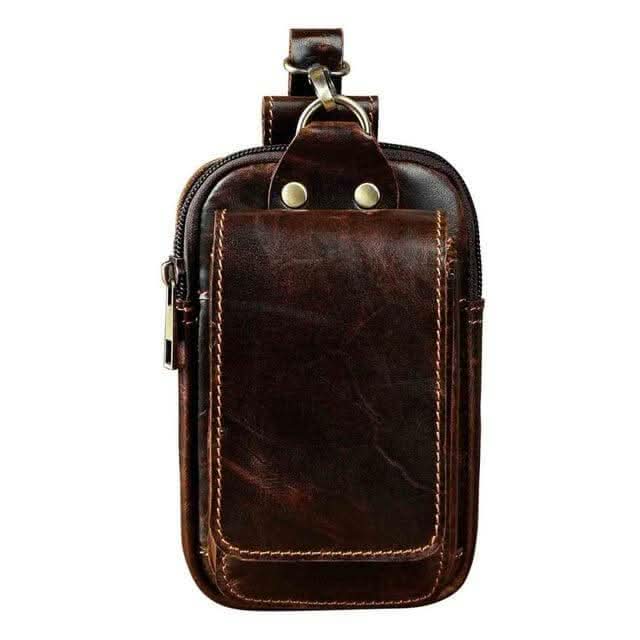Echt Lederen Heren Waist Bag