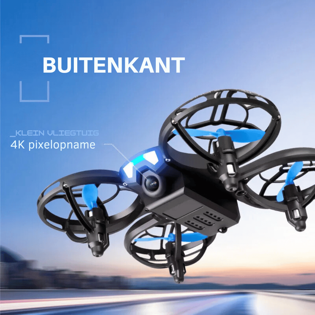 Mini drone V8 - Caméra HD 4K - Wi-Fi - Fonction de maintien d'altitude