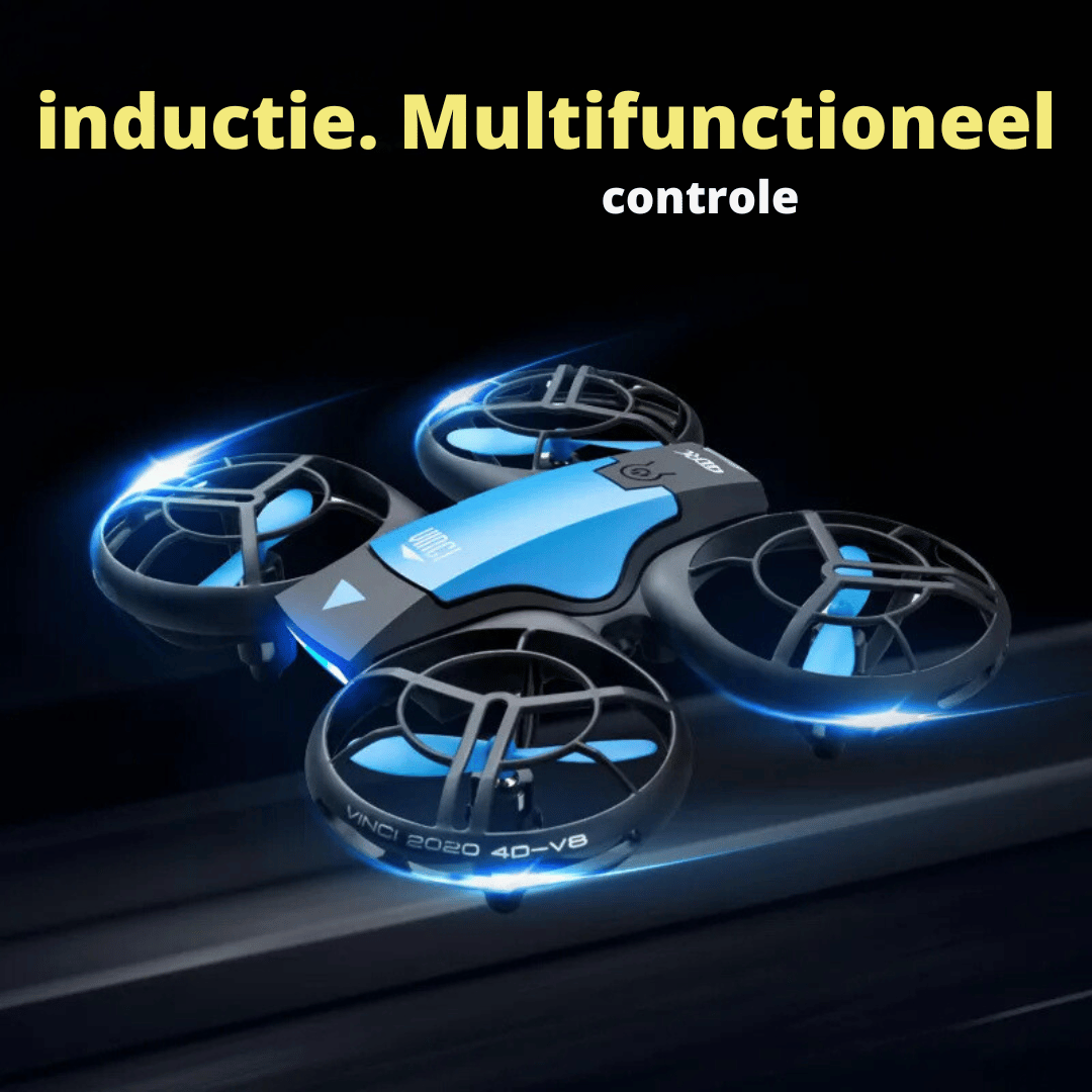 Mini drone V8 - Caméra HD 4K - Wi-Fi - Fonction de maintien d'altitude