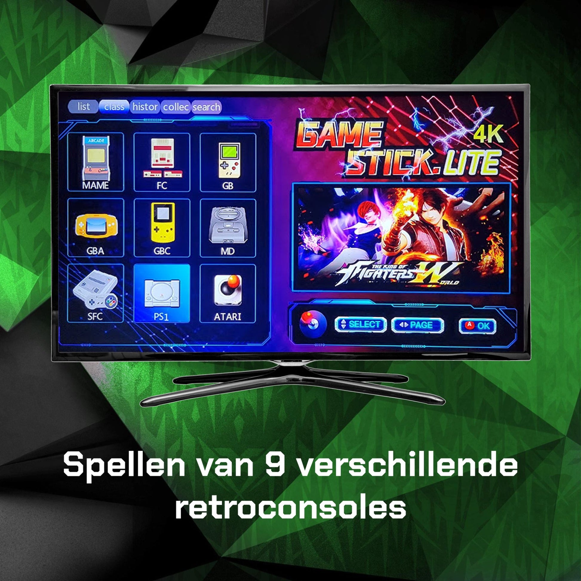 ReplayRetro™ (4K + 64 GB) | 15.000 RETRO SPELLEN + 2 DRAADLOZE CONTROLLERS - ShadeFlair