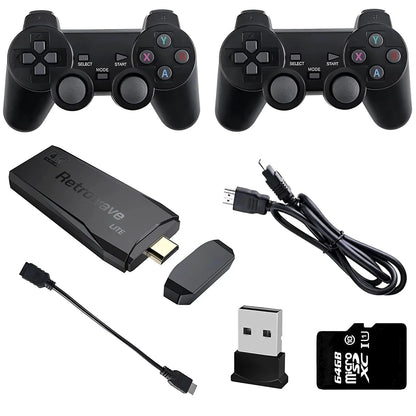 ReplayRetro™ (4K + 64 GB) | 15.000 RETRO SPELLEN + 2 DRAADLOZE CONTROLLERS - ShadeFlair