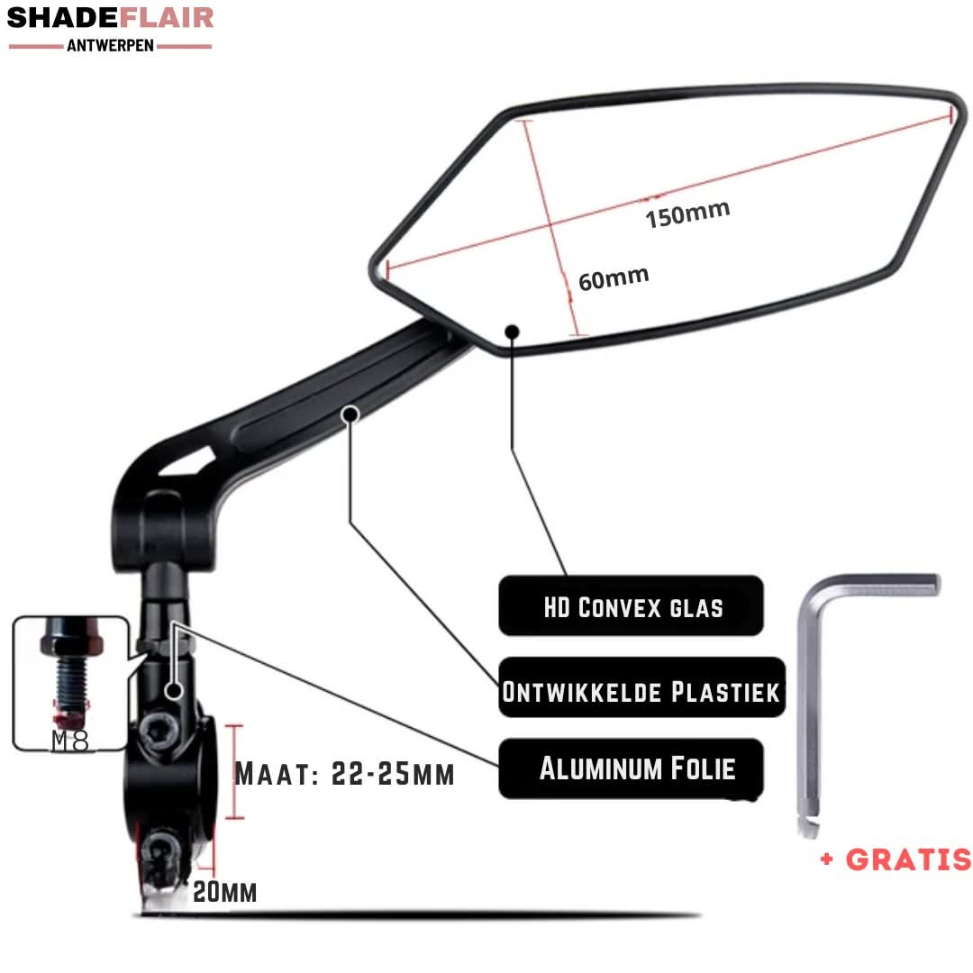 SafeBike™ | Fietsspiegel - Veiliger Fietsen - ShadeFlair