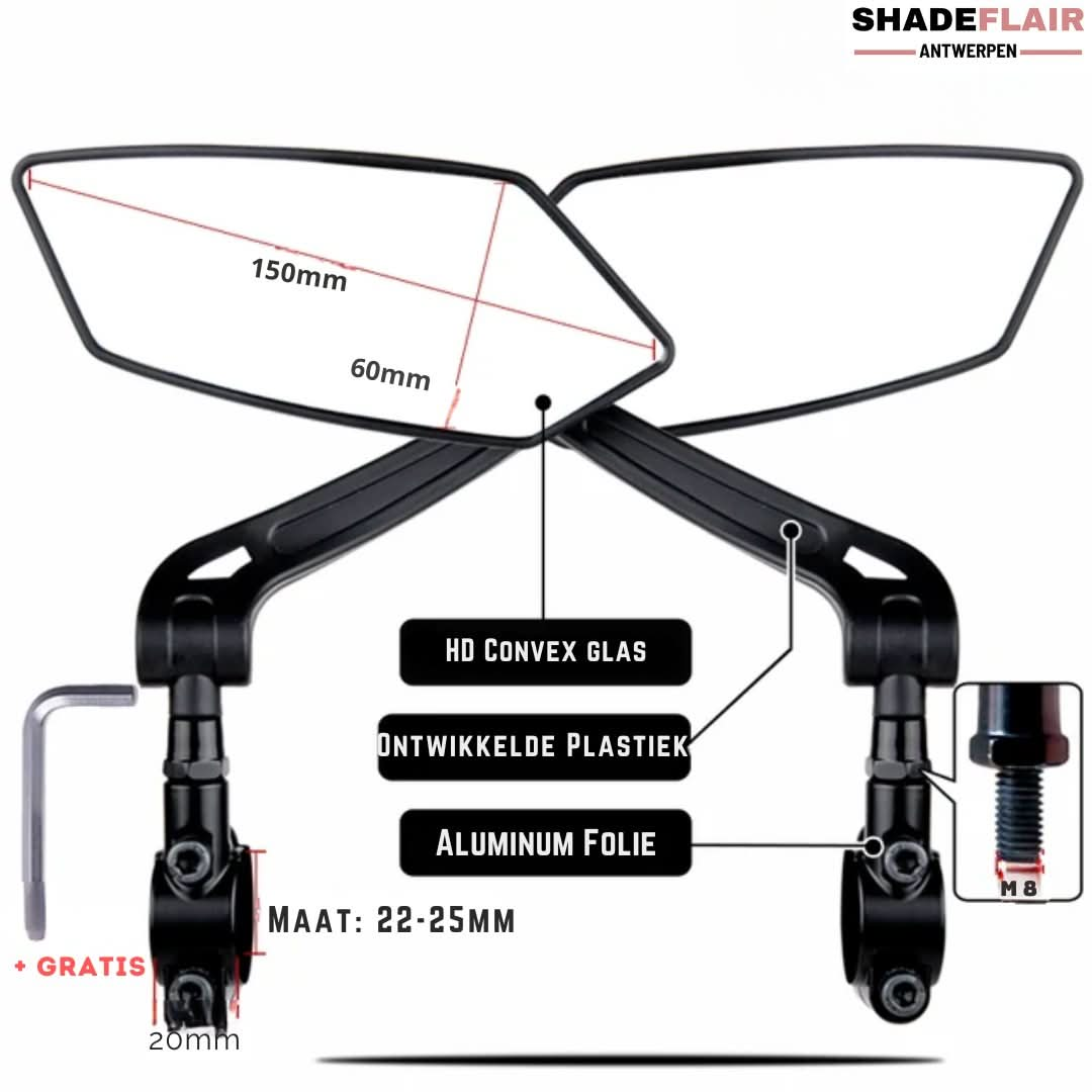 SafeBike™ | Fietsspiegel - Veiliger Fietsen - ShadeFlair