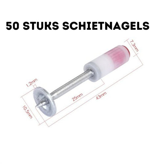 Schietnagels | 50 STUKS - ShadeFlair