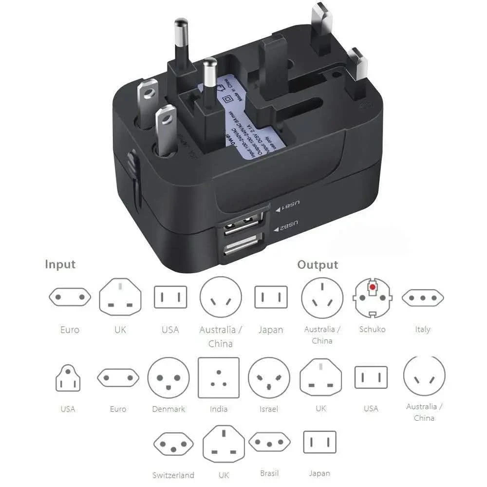 Wereld Stekker | Universele Reisstekker Adapter - ShadeFlair