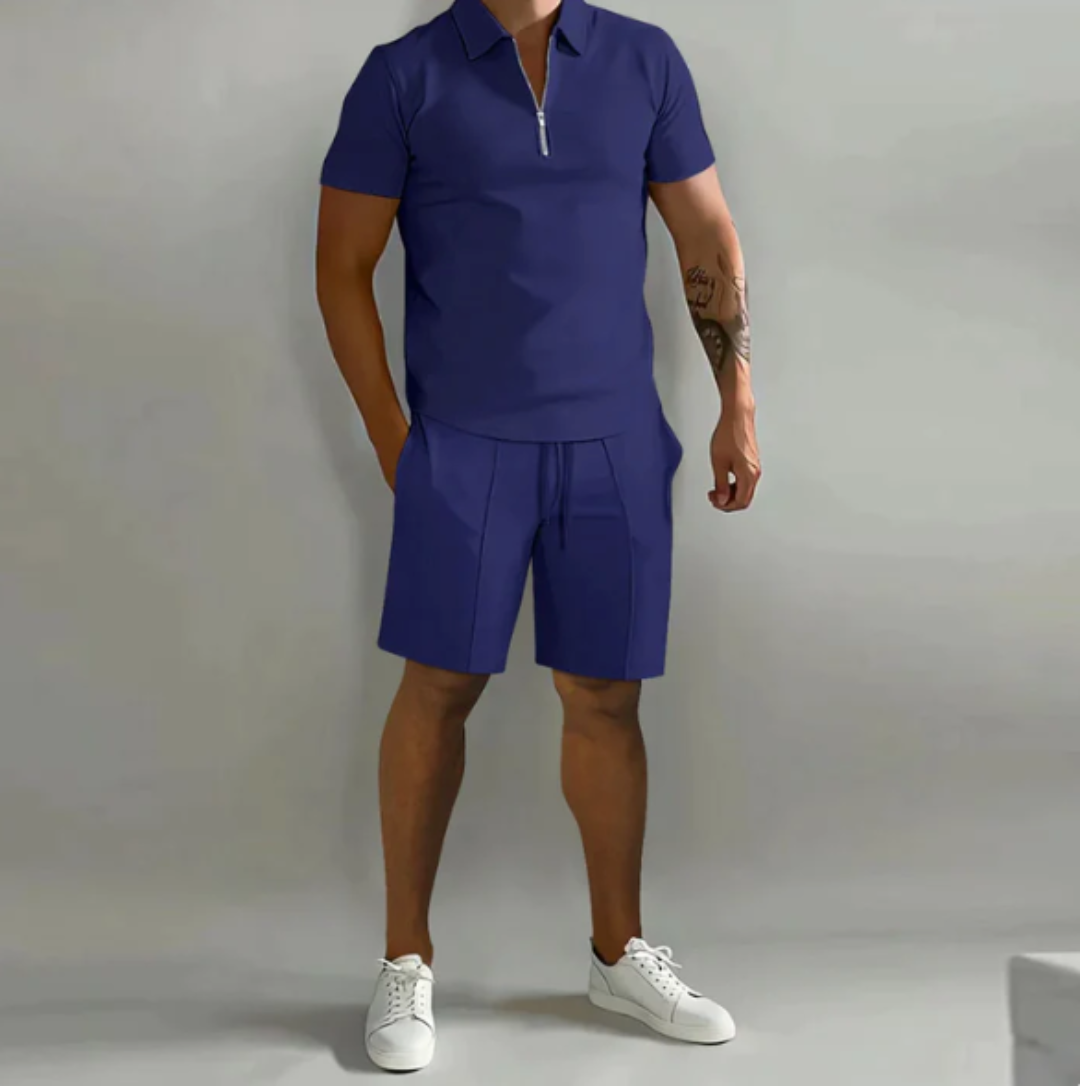 Zip Polo Sport Set - ShadeFlair